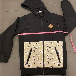 Jiberish Lined Hoodie